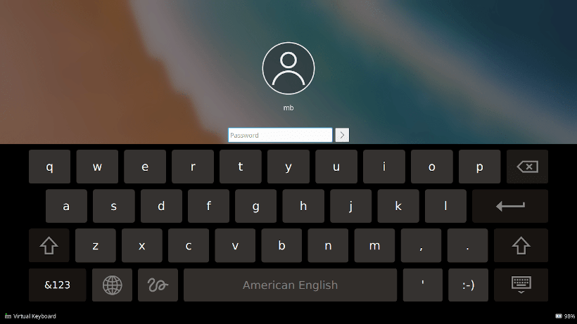 qt5-virtualkeyboard on the lock screen